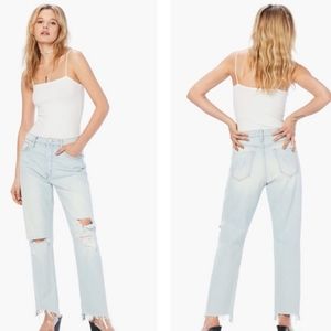 Mother Superior The Huffy Flood Chew Really Hella Hot Jean Light Wash Size 27